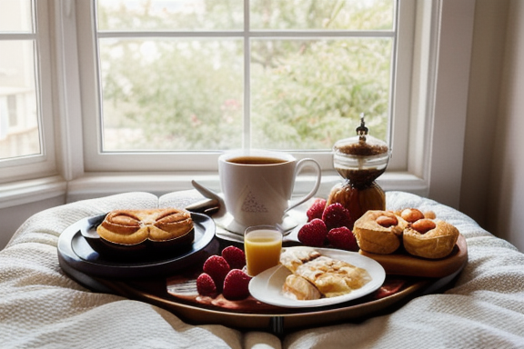 Café da manhã na cama