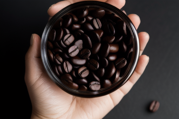 Armazenamento adequado de café em grãos